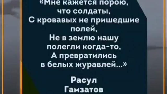 История песни про журавлей