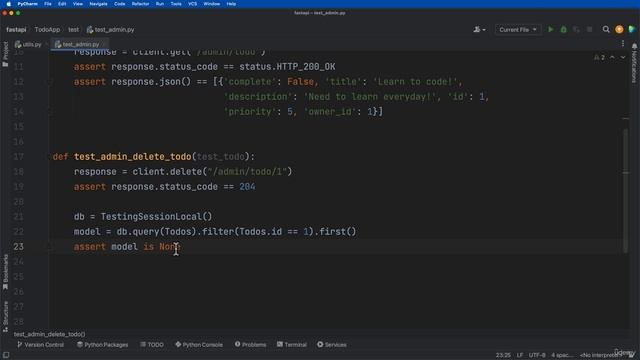 19. Pytest - FastAPI Project Test Part 6