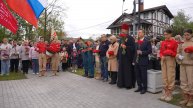 В округе в преддверие Дня Великой Победы открыли памятные знаки и мемориальные доски