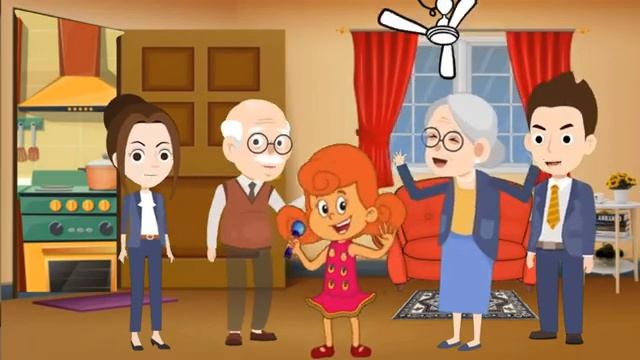 Family Members Chant. Family Members Song. (360p)