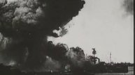 Watch Japanese dive-bombers attack the U.S. naval base at Pearl Harbor to spark the Pacific War
