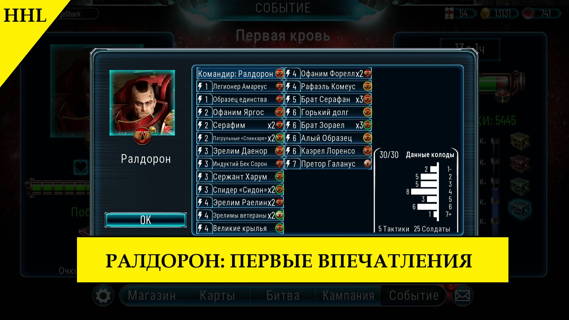 Кровавые Ангелы в событии Horus Heresy Legions. Ралдорон. Первые впечатления