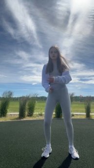 ⛳️После занятия по гольфу:) А у вас есть любимый спорт