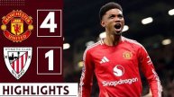 Man United vs Athletic Bilbao 4 1 Goals & Highlights Europa League 2025