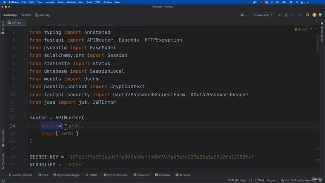 14. FastAPI Project Authentication Enhancements