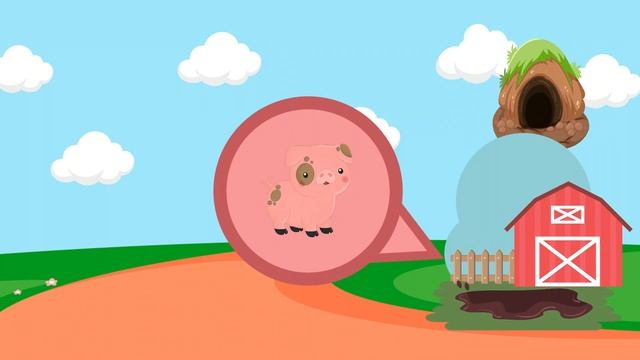 ЖИВОТНЫЕ для детей – Кто в домике живет? – Кто что ест?