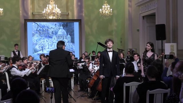 Л.Денца, слова П.Турко "Funiculi"-солисты -А.Борец, Г.Туркин