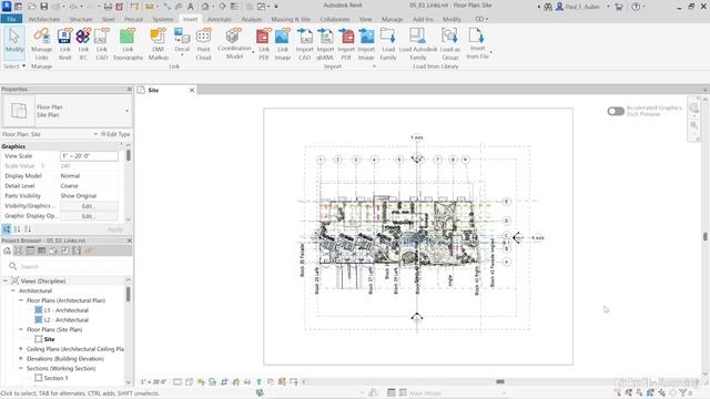 5.03 - Linking another Revit file
