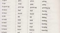 Irregular Verbs