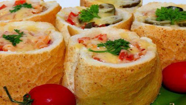 Багет а-ля пицца