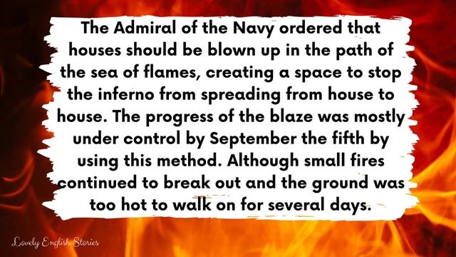 ADVANCED ENGLISH STORY 🔥The Great Fire of London🔥 C1 - C2   Level 7 - 8   English Listening Practi
