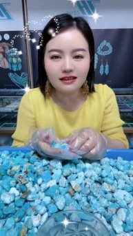 250508-4 Nail the aesthetic! Natural original Turquoise rough, the beauty of gemstones