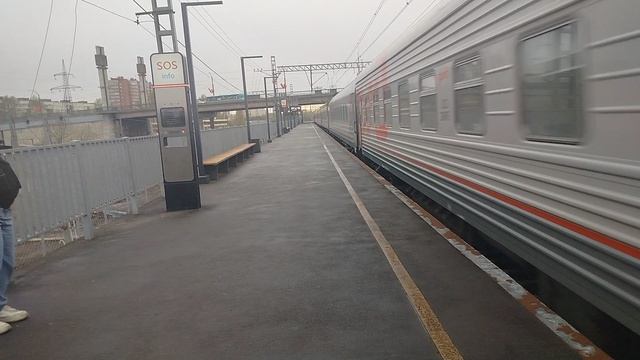 8 мая 2025 г. Электровоз ЭП2К-327 с Пассажирским поездом Сортировочная Имени Морозова