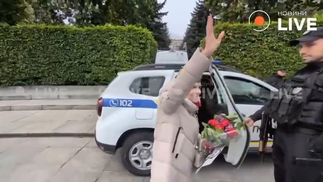 Как встречают День победы в столице укрорейха.