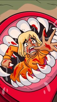 Горка пожиратель в моем городе, Скорее беги !!!!