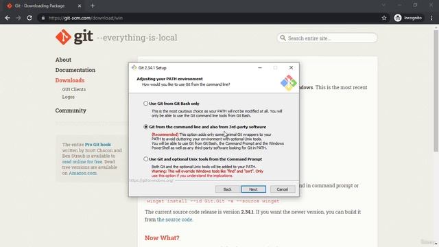 2. Git Windows Installation