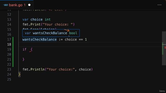 038 Introducing if Statements & Booleans