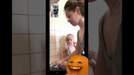 На видео связи с бабушкой Олей