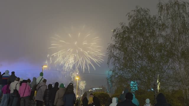 Салют Екатеринбурга в честь 80-летия великой Победы