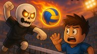 ЭТОТ НУБ УНИЧТОЖИЛ ВСЮ КОМАНДУ В ROBLOX ВОЛЕЙБОЛЕ?!