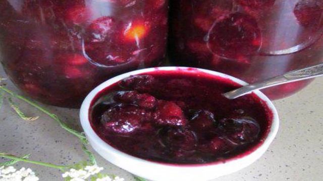 Варенье из терна с алычой