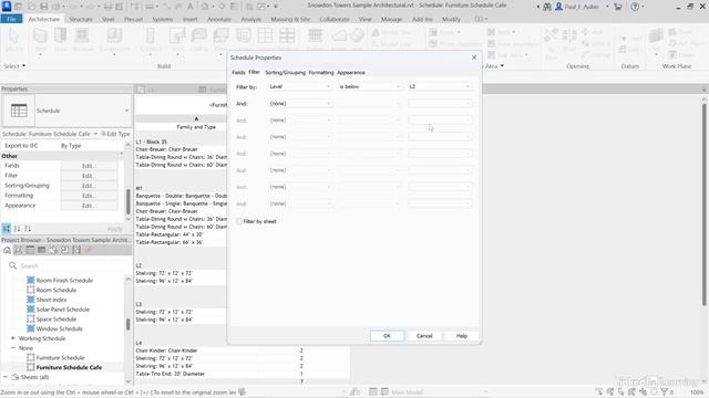 4.05 - Customizing a schedule view