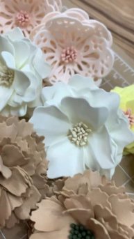 Цветы из фоамирана для создания готовых аксессуаров д