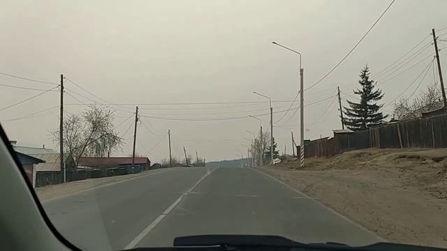 Дарасун. Одна из улиц в день Великой Победы.