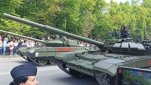 Парад Победы. Проезд военной техники