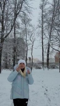 СНЕЖНОЕ УТРО В ПОЛЬШЕ 🇵🇱#рекомендации #польша #снег #