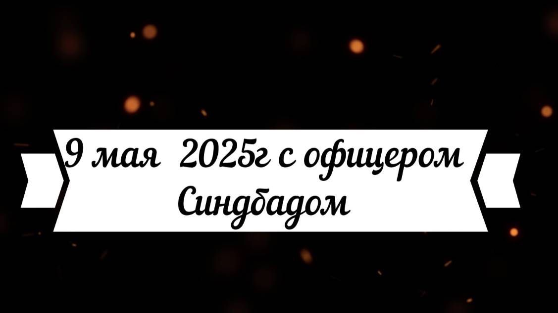 ."..А на войне как на войне" (7 эпизод 9 мая 2025) Синдбад с Константиновского направления