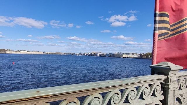 Троицкий мост 9 мая, вид на Литейный мост