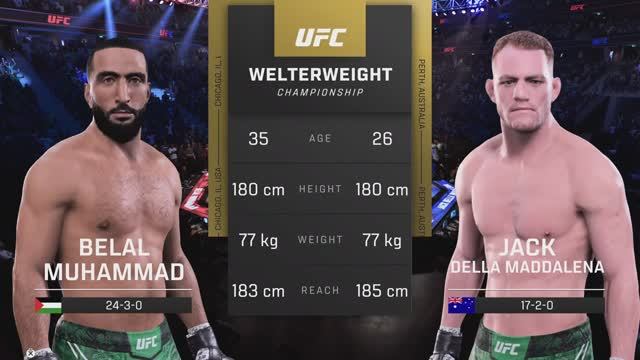 UFC 315 - Белал Мухаммад против Джека Делла Маддалены
