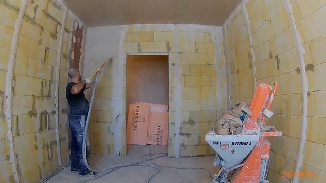 Механизированная штукатурка в компании ЗаРовно