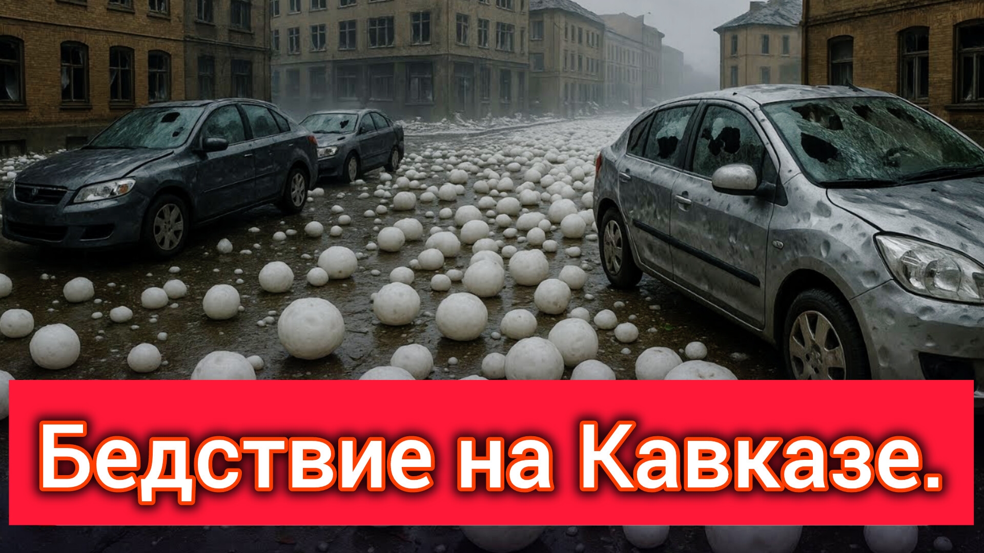 ГРАД С КУРИНОЕ ЯЙЦО.В КАБАРДИНО-БАЛКАРИИ. НА КАВКАЗЕ  ГРАДОМ УНИЧТОЖЕНЫ ФРУКТОВЫЕ ДЕРЕВЬЯ