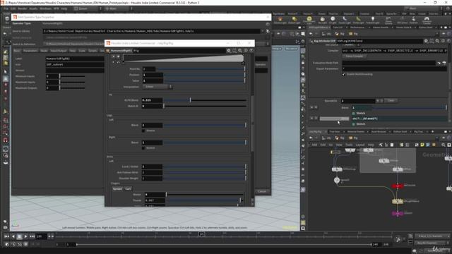 37. Интерфейс обратной и прямой кинематики: Ноги.