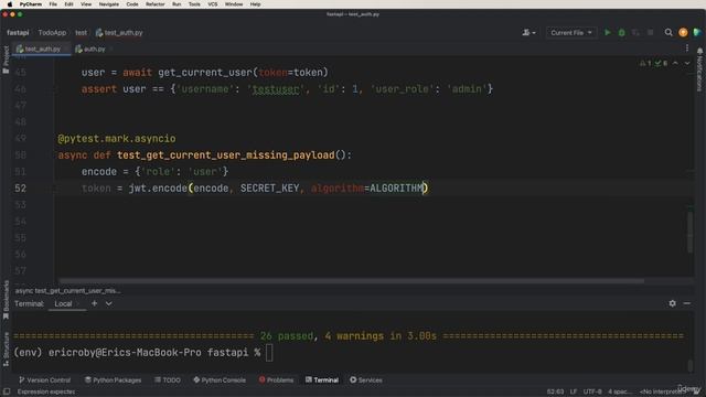 25. Pytest - FastAPI Project Test Part 12