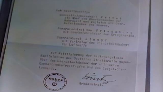 Цветные кадры капитуляции Вермахта.
