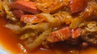 Тушеная капуста быстро и очень вкусно