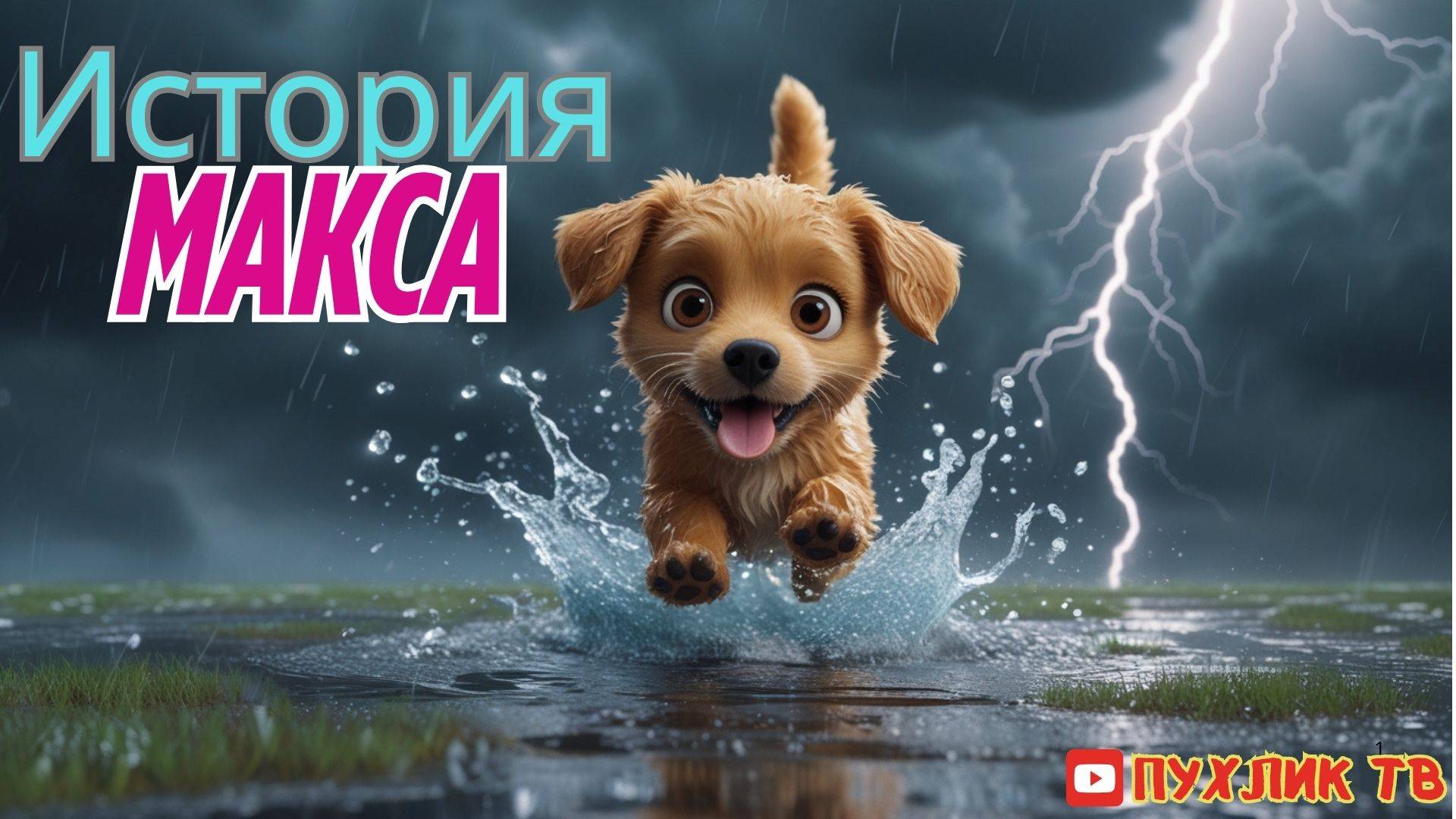 🐶 История Макса | Добрый мультфильм о щенке, дружбе и спасении | Пухлик ТВ