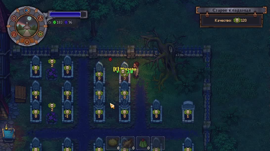 Утренний стрим с кладбища. Graveyard Keeper.