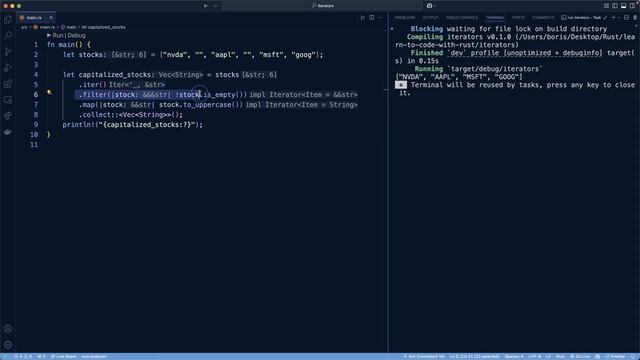 21.020. The filter map Method