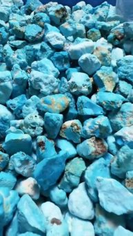 2025-0509-03 Natural electrolytic turquoise, which everyone feels unfamiliar with, let's explain it.