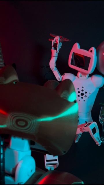 Компьютерное зрение робота Chatty с искусственным интеллектом от компании CRAZYBOTS