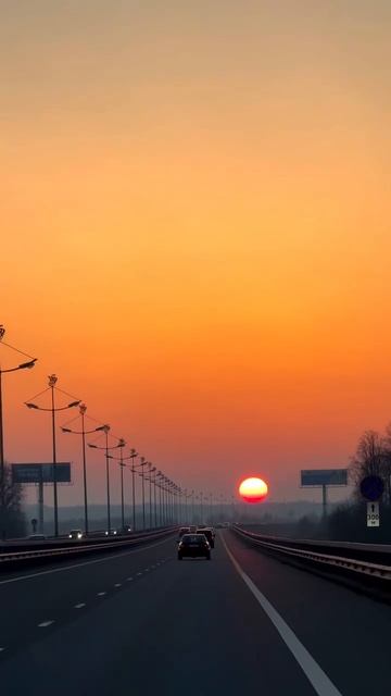 закат в Калининграде