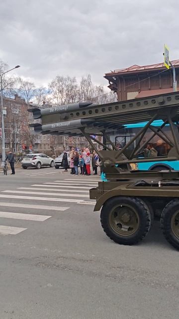 Парад военной техники времён Великой Отечественной войны. 9 мая 2025. Архангельск.