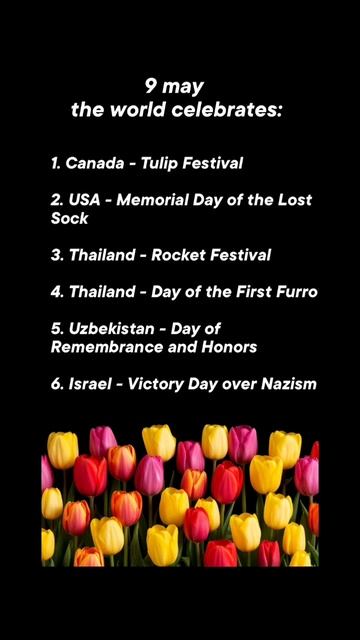 9 may the world celebrates #holiday #happy #popular #may