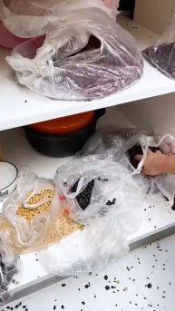Портативный мешок для хранения пищевых продуктов.