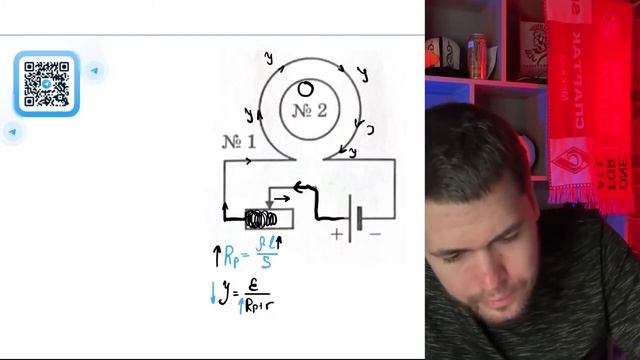 Катушка №1 включена в электрическую цепь, состоящую из источника постоянного напряжения - №20908