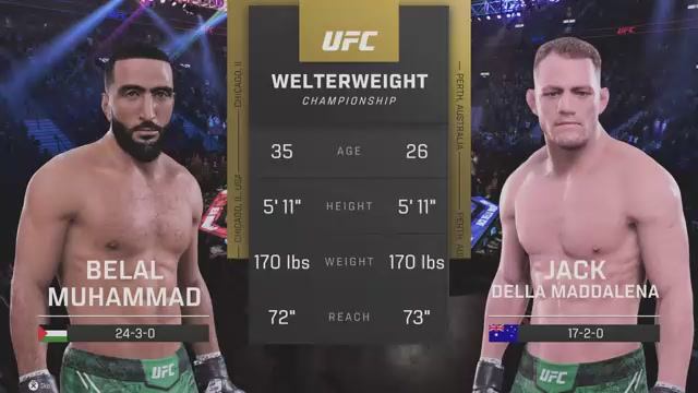 UFC 315 - Белал Мухаммад против Джека Делла Маддалены